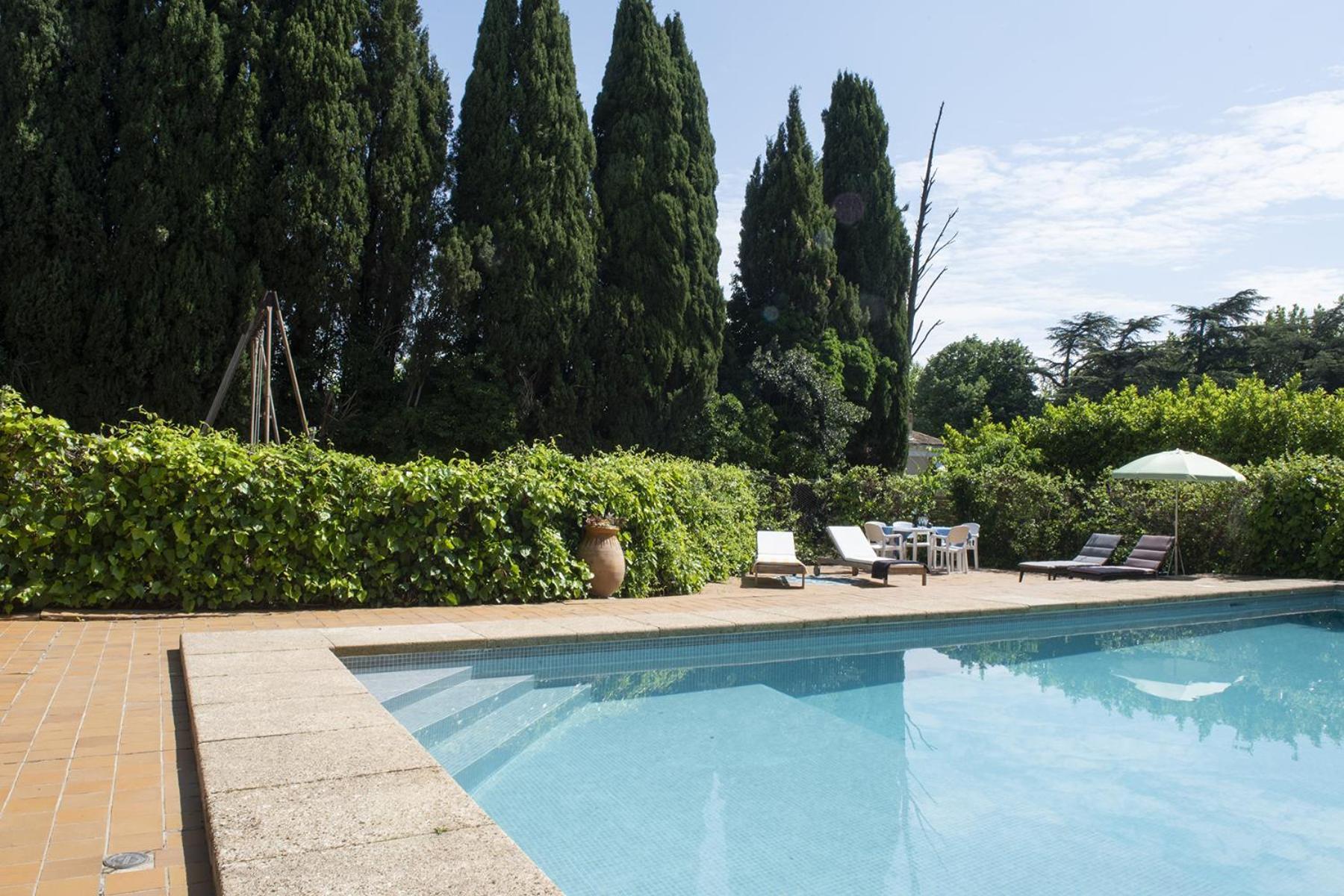 La Villa Plaisance - Maison Et Chambres D Hotes A Proximite De Chateaneuf-Du-Pape Bédarrides Kültér fotó